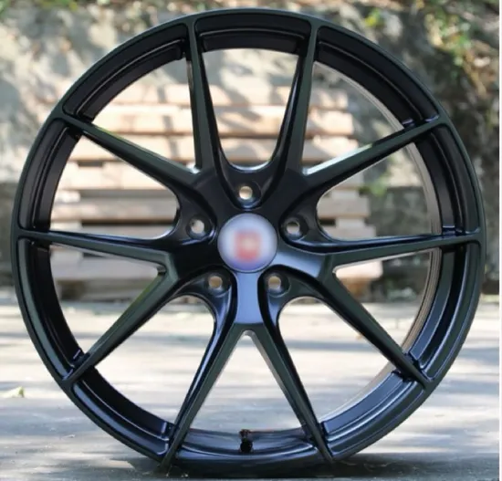 15-19 Inch Matte Black 5 Holes Aluminum Alloy Car Wheel Rim Mag Ring Rine