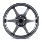 15inch PCD 4X100 Gunmatle Electroplating Aluminium Car Alloy Wheels Performance Car Rims 4hole 6spoke for Passenger Car - Image 3