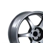 15inch PCD 4X100 Gunmatle Electroplating Aluminium Car Alloy Wheels Performance Car Rims 4hole 6spoke for Passenger Car - Image 4