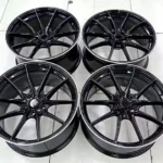 16 17 Inch 5X114.3 Black Color Alloys Aluminum Car Passenger Rims Wheels for Rays CE28