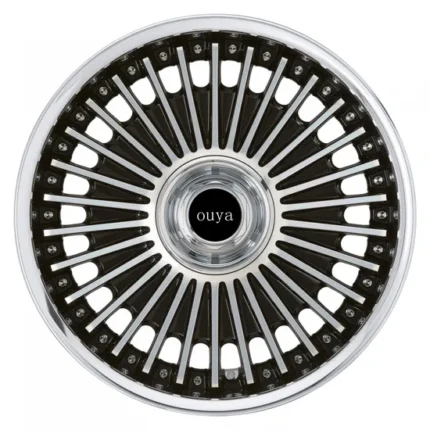 17 18 19 20 Inch Custom Gloss Black Wheel Rim High Polished Deep Lip 2 3 Piece Forged Alloy Wheels 5X112 5X114.3 5X120 5X127