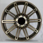 Replacement Alloy Wheel Rims Oy17072 17X7.5 18X8 Black Aluminum Multi Spoke