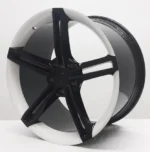 18-19 Inch 5 Holes Popular Design High Performance Black Plus White Lip Car Wheel Rim - Image 3