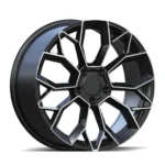 18 Inch Silver Powder Coated Cast Car Rims Aluminum Alloy Wheels Oy17073 Polish Face Multi Spoke Customizable