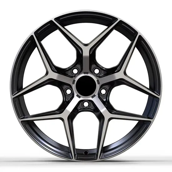 19-Inch-20-Inch-5X100-5X112-5X120-Car-Alloy-Wheel-Rims-Oy17184-Matt-Black-Chrome-Rivets 19 Inch 20 Inch 5X100 5X112 5X120 Car Alloy Wheel Rims Oy17184 Matt Black Chrome Rivets - Image 1