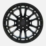 19 Inch Matt Black/Silver Car Disks Flow Form 6*139.7 Aftermarket Alloy Rims for Offroad/SUV Cars - Image 2