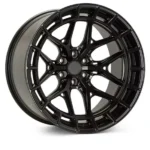 19 Inch Matt Black/Silver Car Disks Flow Form 6*139.7 Aftermarket Alloy Rims for Offroad/SUV Cars - Image 4