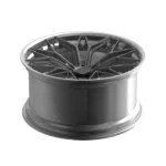 2-Piece Forged Aluminum Alloy Gunmetal Car Rim with Rivets - Image 3