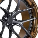 2 Piece Forged Alloy Wheels 18-26 Inch 5X112 Cool Red T6061
