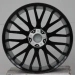5 Holes Aluminum Alloy Black Machined Sedan Car Wheel