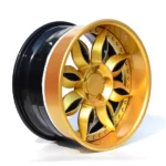 5 Holes Golden Forged Aluminum Alloy High Performance Car Wheel