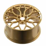 5 Holes Golden Forged Aluminum Alloy High Performance Car Wheel - Image 3