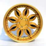 5 Holes Golden Forged Aluminum Alloy High Performance Car Wheel - Image 4