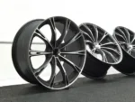 5 Holes R18 R19 Black Machined Gloss Car Wheel Rim Mag