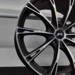 5 Holes R18 R19 Black Machined Gloss Car Wheel Rim Mag - Image 3