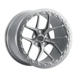 Alloy Car Rim Forged Wheels Gloss Black Polished Chrome - Image 2