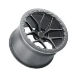 Alloy Car Rim Forged Wheels Gloss Black Polished Chrome