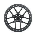 Alloy Car Rim Forged Wheels Gloss Black Polished Chrome - Image 3