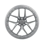 Alloy Car Rim Forged Wheels Gloss Black Polished Chrome - Image 4