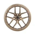 Alloy Wheel-Hub-Rim-Spoke Forged Gold Chrome Color Wholesale Alloy Car Rims 5 Hole Car Aluminum Alloy Wheels Rim - Image 2