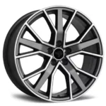 Beautiful Machined Face 5 Holes Aluminum Car Wheel Rim - Image 2