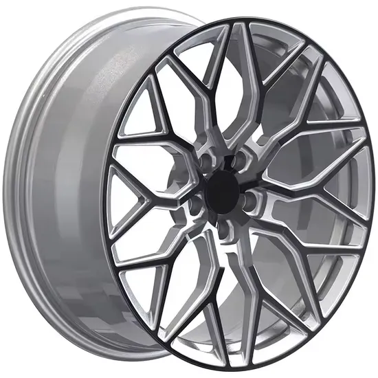 Black Alloy Wheels with Red Center 4X4 Steel Wheel 17inch Forged Rims