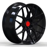 Black Color OEM/ODM/Customization Casting Forged Flow Forming Aluminum Alloy Wheel - Image 2