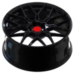 Black Color OEM/ODM/Customization Casting Forged Flow Forming Aluminum Alloy Wheel - Image 3