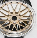 Black&Gold RS Lm01 16-18inch 7j 8j Car Alloy Wheels - Image 4