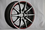 Black Machine Face 13-15 Racing Mag Wheels PCD 98-100 4/5 Hole Alloy - Image 3