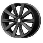 Black Matte Black Replica Aluminum Alloy Car Wheel 5 Holes Wheel Rims for Cars