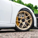Black Red Silver 5H Golden Wheel Alloy Car Rims - Image 4