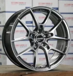 Black Silver 5 Holes High Performance Aluminum Alloy Wheel Rims - Image 2