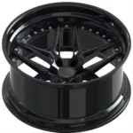 Black Thin Spokes Car Wheel Accessories Auto Spare Parts Racing Car Aluminum Alloy Wheel Rims - Image 3