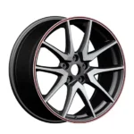 Bronze Black Wheel-Hub-Rim-Spoke Double Color OEM ODM Wheel Factory Manufacture Various Wheels Custom Forged Aluminum Alloy Car Rims Car Hubs