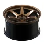 Bronze Black Wheel-Hub-Rim-Spoke Double Color OEM ODM Wheel Factory Manufacture Various Wheels Custom Forged Aluminum Alloy Car Rims Car Hubs - Image 3