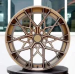 Bronze Custom Forged Wheels 5X108 Brushed Aluminum Alloy Car Wheels Forged Aluminum Alloy Wheels - Image 3