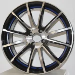 Brozen Wheel 17inch Black Machined Face Red Color Rims - Image 4