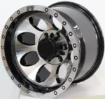 Car Wheels Matt-Black 15X10 Et-44 6X139.7 5X127 Truck Offroad Alloy Wheels Rim - Image 3