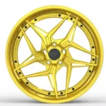 Forged Aluminum Alloy Car Spoke Hub Rims for Porsche Cayenne Land Rover Gold Customized - Image 2