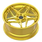 Forged Aluminum Alloy Car Spoke Hub Rims for Porsche Cayenne Land Rover Gold Customized - Image 3