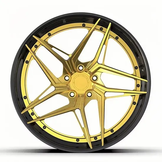 Forged Aluminum Alloy Car Spoke Hub Rims for Porsche Cayenne Land Rover Gold Customized