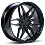 Classic Black Lightweight Forged Aluminum Alloy Wheel Rims - Image 2