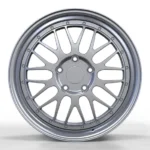 Classical Style 5 Holes Silver Black Bronze Painting Aluminum Alloy Car Wheel