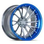 Colorful Wheel-Hub-Rim-Spoke Aftermarket PCD 5X114.3 17 20 Inch Wheels Blue Rims Suitable for All Truck/SUV/Car/Jeep/off Road/Racing Vehicles