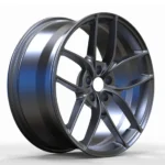 Concave Design 5 Spokes Grey Machine Face Full Painting Aftermarket Aluminum Alloy Wheels Rims