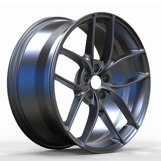 Concave Design 5 Spokes Grey Machine Face Full Painting Aftermarket Aluminum Alloy Wheels Rims