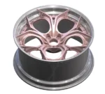 Custom 4X100 Pink Car Rims with Hearts Shape Alloy Wheels 16 Inch 4 Hole for Smart - Image 2