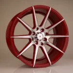 Custom Red Alloy Wheel Rims Auto Parts - Image 3