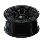 Custom Alloy Wheels Gloss Black Forged Aluminum Passenger Car Rims - Image 2